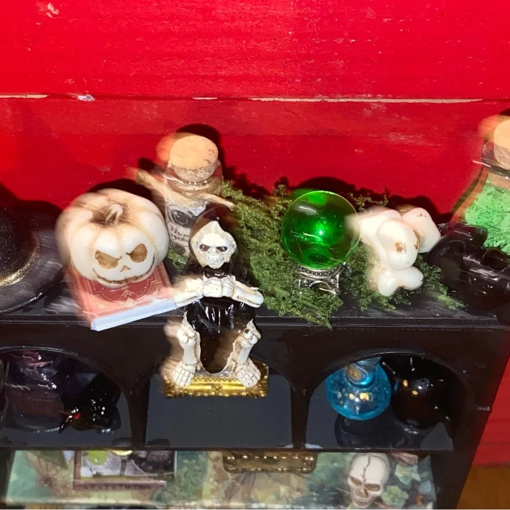 Gothic Black Home Wall Decor Shelf